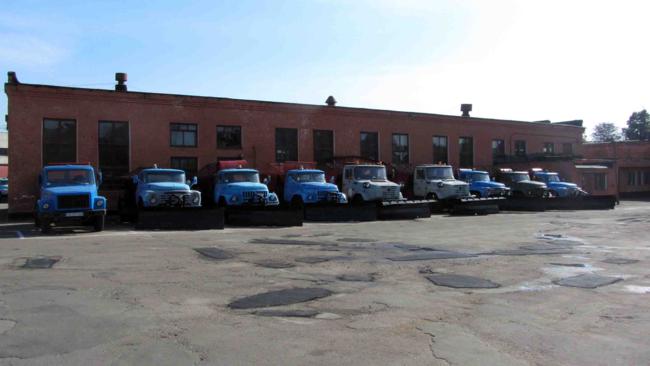 приозерское атп. гаражи атп. диорама гараж 1 43. гаражи атп. гаражи атп.